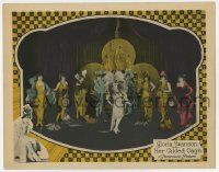 7c542 HER GILDED CAGE LC '22 Gloria Swanson & showgirls in elaborate production number, lost film!