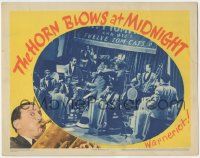 7c556 HORN BLOWS AT MIDNIGHT LC '45 great image of Jack Benny being thrown bodily from orchestra!