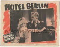 7c559 HOTEL BERLIN LC '45 Faye Emerson & Kurt Krueger in Vicki Baum's daring World War II story!