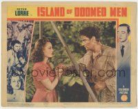 7c579 ISLAND OF DOOMED MEN LC '40 Wilcox holds hands with Rochelle Hudson through prison fence!