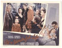 7c585 IT'S A WONDERFUL LIFE LC R55 classic image of James Stewart, Donna Reed & kids at climax!