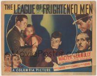 7c616 LEAGUE OF FRIGHTENED MEN LC '37 Walter Connolly as Nero Wolfe, Stander as Archie Goodwin!