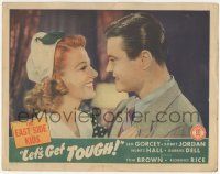 7c618 LET'S GET TOUGH LC '42 romantic close up of Tom Brown & pretty Florence Rice smiling!