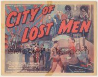 7c165 LOST CITY TC R42 feature version of cool jungle sci-fi serial, re-titled City of Lost Men!
