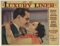 7c639 LUXURY LINER LC '33 c/u of Zita Johann from The Mummy with Frank Morgan from Wizard of Oz!