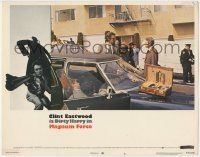 7c644 MAGNUM FORCE LC #6 '73 Clint Eastwood as Dirty Harry with Hal Holbrook at crime scene!