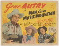 7c169 MAN FROM MUSIC MOUNTAIN TC R45 Gene Autry & Smiley Burnette, different from original!