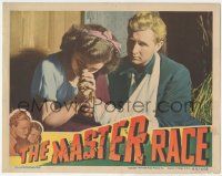 7c656 MASTER RACE LC '44 young wounded Lloyd Bridges comforting Nancy Gates as she prays!