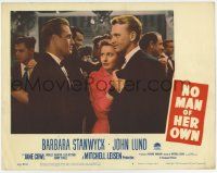 7c686 NO MAN OF HER OWN LC #4 '50 Bettger cuts in on Barbara Stanwyck & John Lund dancing!