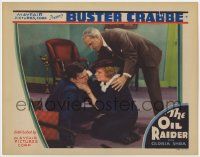 7c692 OIL RAIDER LC '34 Gloria Shea tends to knocked down Buster Crabbe on floor!