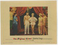 7c710 PAJAMA GAME LC #2 '57 sexy full-length image of Doris Day with co-stars in pajamas!