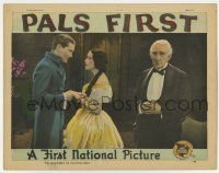 7c713 PALS FIRST LC '26 Lloyd Hughes stares lovingly at pretty Dolores Del Rio by butler, lost film!