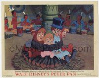 7c723 PETER PAN LC '53 the Lost Boys are captives of the ferocious Redmen, Disney cartoon!