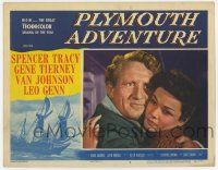 7c738 PLYMOUTH ADVENTURE LC #3 '52 romantic close up of Spencer Tracy hugging Gene Tierney!