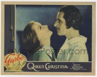7c748 QUEEN CHRISTINA LC '33 best romantic close up of beautiful Greta Garbo & John Gilbert!