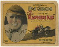 7c188 RAWHIDE KID TC '28 Hoot Gibson, from Peter B. Kyne's The Lion and the Lamb, lost film!