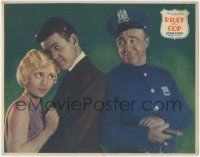 7c777 RILEY THE COP LC '28 J. Farrell MacDonald smiles at young lovers, directed by John Ford