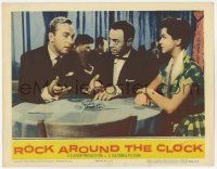 7c786 ROCK AROUND THE CLOCK LC '56 Alan Freed listens to why he should book Bill Haley & Comets!