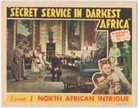 7c819 SECRET SERVICE IN DARKEST AFRICA chapter 1 LC '43 Nazi w/swastika & Arabs in WWII, full-color