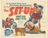 7c198 SET-UP TC '49 great images of boxer Robert Ryan fighting in the ring, Robert Wise!