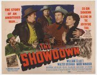 7c199 SHOWDOWN TC '50 ambitious cowboy Wild Bill Elliott, Walter Brennan & Marie Windsor!