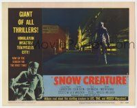 7c848 SNOW CREATURE LC #8 '54 abominable Yeti terrorizes city, abducts women & annihilates men!