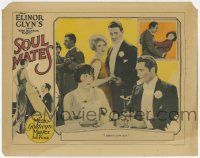 7c858 SOUL MATES LC '25 Aileen Pringle tells Edmund Lowe that she adores a cave man, lost film!