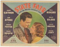 7c876 STATE FAIR LC '33 romantic close up of Janet Gaynor & Lew Ayres smiling at each other!