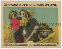 7c962 WANDERER OF THE WASTELAND LC '24 Zane Grey, man grabbing Jack Holt in the desert, lost film!