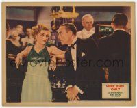 7c969 WEEK ENDS ONLY LC '32 sexy Joan Bennett close up staring at rich John Halliday in tuxedo!