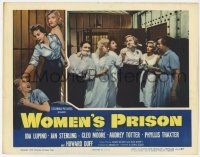 7c990 WOMEN'S PRISON LC '54 Cleo Moore & female convicts break out & take guards hostage!