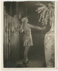 7d390 GILDED LILY 8x10 key book still '21 image of Mae Murray with gaucho hat & heels, lost film!