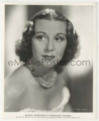 7d393 GLADYS SWARTHOUT 8.25x10 still '38 portrait of the pretty actress from Romance in the Dark!