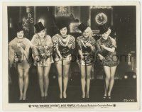 7d398 GOLD DIGGERS OF 1935 8x10 still '35 wonderful image of sexy girls with top hats & canes!