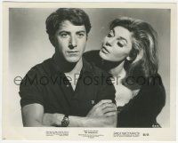 7d414 GRADUATE 8x10.25 still '68 great close up of Anne Bancroft seducing young Dustin Hoffman!
