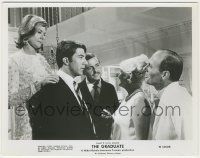 7d417 GRADUATE 8x10.25 still '68 Dustin Hoffman's parents introduce him to their friends!