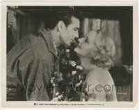 7d475 I TAKE THIS WOMAN 8x10.25 still '31 great c/u of Gary Cooper & Carole Lombard about to kiss!