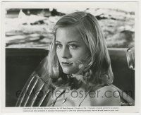 7d560 LAST PICTURE SHOW 8x10 still '71 close up of beautiful Cybill Shepherd sitting in car!