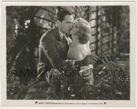 7d563 LAUGHTER 8x10.25 still '30 close up of Nancy Carroll kissing distracted Fredric March!