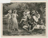 7d573 LET'S GO NATIVE 8x10 still '30 Jeanette MacDonald amazed to find a tropical girl jazz band!