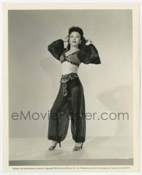 7d581 LINDA BRENT 8x10 still '43 full-length portrait of the sexy dancer from Follow the Boys!