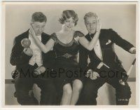 7d594 LOVE AMONG THE MILLIONAIRES 8x10 key book still '30 sexy Clara Bow between Erwin & Gallagher!