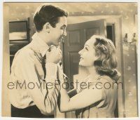 7d608 MADE FOR EACH OTHER 7.25x8.5 still '39 happy c/u of pretty Carole Lombard & James Stewart!