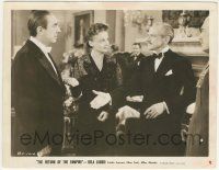 7d762 RETURN OF THE VAMPIRE 8x10.25 still '44 Miles Mander introduces himself to Bela Lugosi!