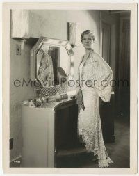 7d821 SHOW BOAT candid 8x10.25 still '29 Laura La Plante full-length at her bungalow dressing table!