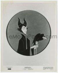 7d833 SLEEPING BEAUTY 8x10 still '59 Disney cartoon classic, great image of Maleficent & Diablo!