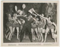 7d931 TROUBLE WITH WOMEN 8.25x10.25 still '46 Ray Milland getting hit by sexy women's powder puffs!