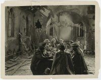 7d978 WINGS 8x10.25 still '27 soldiers eat dinner in bombed out room, William Wellman classic!