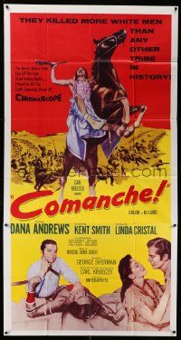 7f216 COMANCHE int'l 3sh R60s Dana Andrews, Linda Cristal, they killed more white men than any other