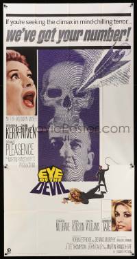 7f254 EYE OF THE DEVIL 3sh '67 Deborah Kerr, David Niven, sexy Sharon Tate, mind-chilling terror!